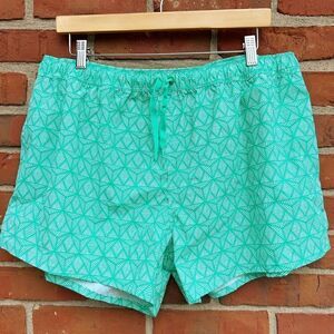 Lauren James Green Patterned Shorts